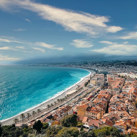 Enjoy sun, sea, and sophistication in the city of Nice