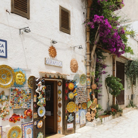 Stroll around Scopello, less than a ten-minute drive away