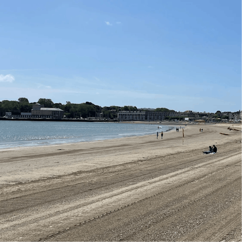 Splash around in the sea at Weymouth beach