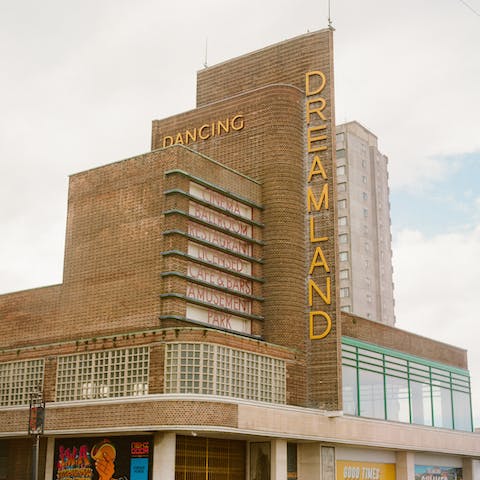 Enjoy a nostalgia-filled visit to Dreamland – home to the oldest rollercoaster in the UK