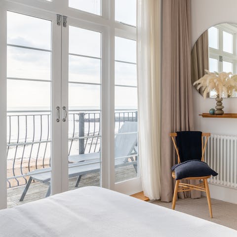 Make the most of your beachfront address from the comfort of your king-size bed