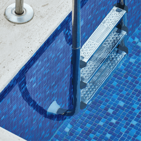 Soak up the sunshine from the communal rooftop pool