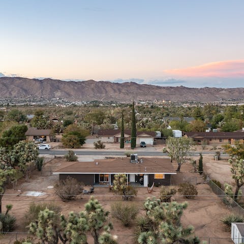 Enjoy the dramatic desert scenery that surrounds your home