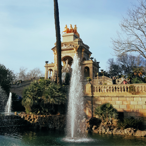 Lose the crowds in Ciutadella Park, just a short stroll away