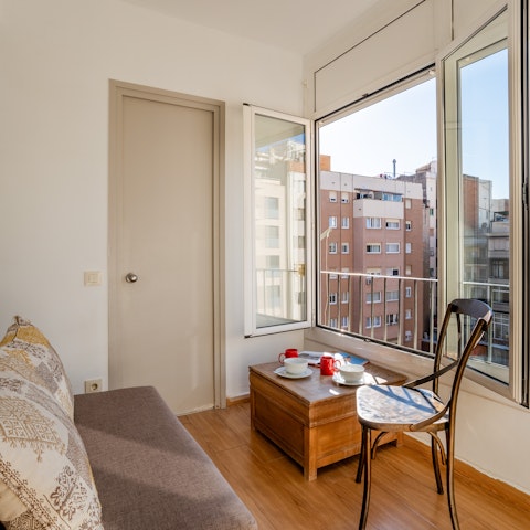Curl up with a book in the sunroom