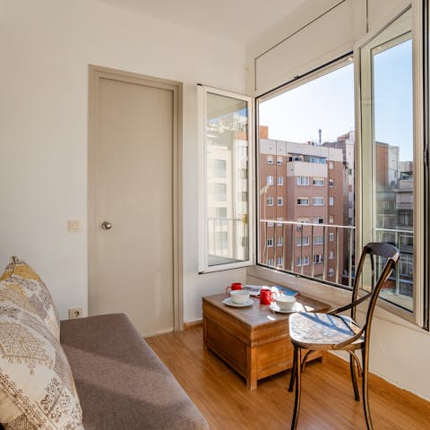 Curl up with a book in the sunroom