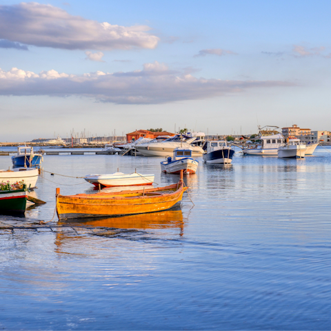 Spend the day in Marzamemi, a short drive away