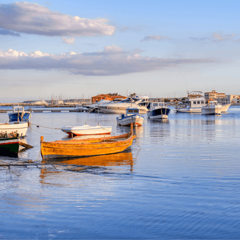 Spend the day in Marzamemi, a short drive away