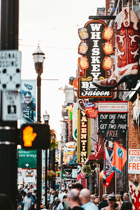Head to Broadway, just a ten-minute Uber ride away, and discover the heart of Nashville's legendary live music scene