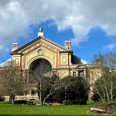 Visit Alexandra Palace for concerts, exhibitions, and panoramic London views