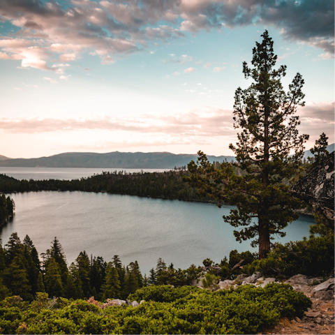 Stay on the sought-after west shore of Lake Tahoe
