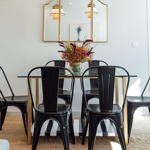 Rustle up a Spanish feast in the green kitchen and share it around the dining table