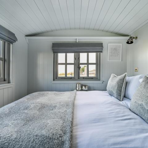 Bank a peaceful night’s sleep – the occasional bleat of a sheep will be your only distraction