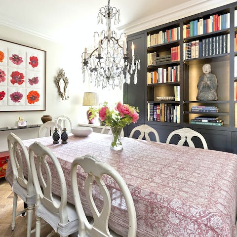 Savour relaxing meals at home or stroll to a local restaurant