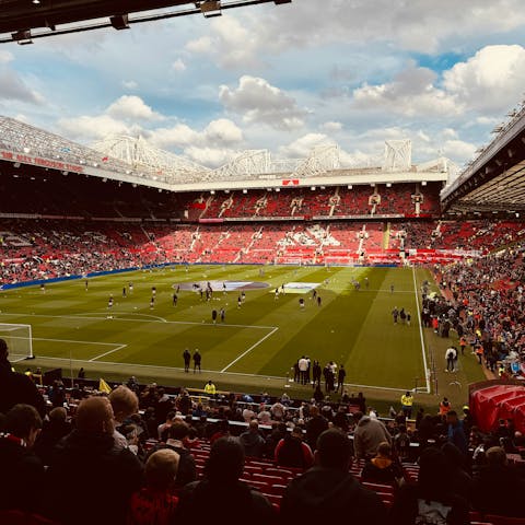 Catch a game at Old Trafford football stadium, 3.5 miles away