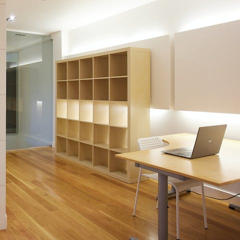 Find a quiet spot to catch up on work or call friends