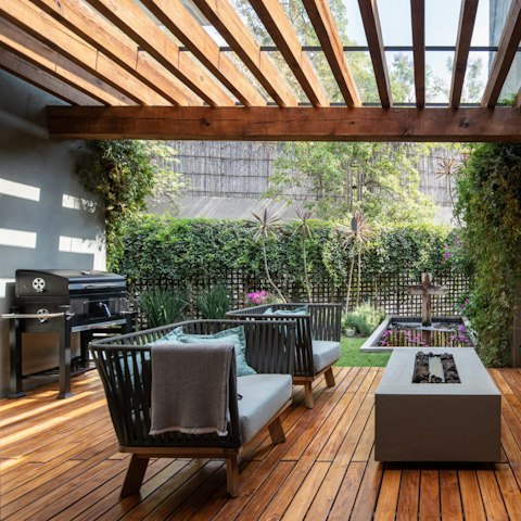 Relax and unwind in the private garden