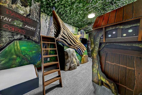 Let little ones sleep in an immersive woodland adventure