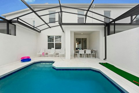 Cool off in the pool then fire up the barbecue