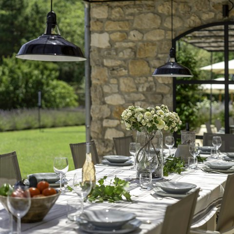 Enjoy delicious alfresco feasts on the terrace