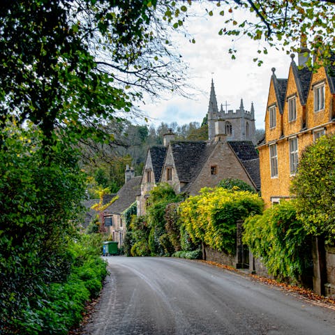 Visit the historic village of Nether Stowey, just a six-minute drive away