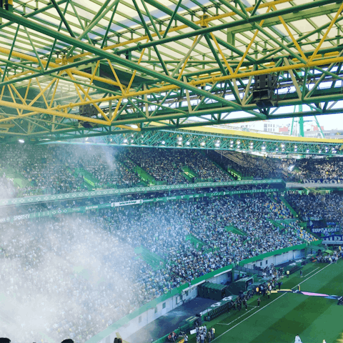 Catch a game at the José Alvalade Stadium – within walking distance