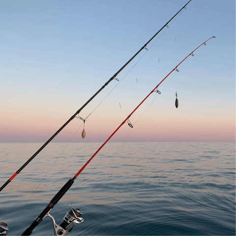 Go fishing on the private lake or go for a swim if the weather's on your side