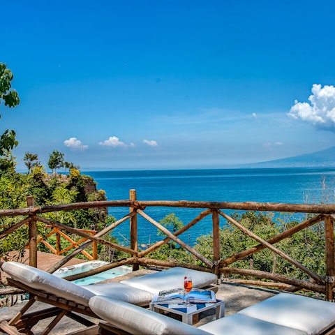 Bask in the Italian sun with a drink in hand