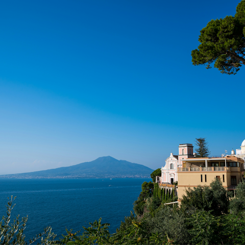 Climb the hills of nearby Vico Equense for a stunning view