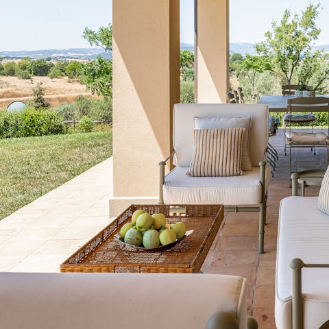 Guests thought the location of this villa was ideal, surrounded by beautiful views.