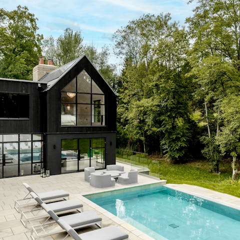 Start your day with a peaceful swim in the heated pool