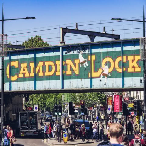 Hop on the Northern line and explore Camden in no time