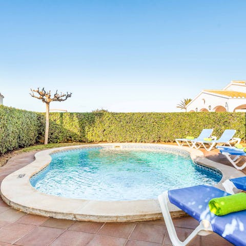 Jump into the pool and cool off from the summer heat