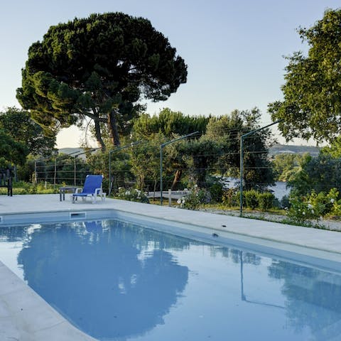 Cool down with a dip in the pool