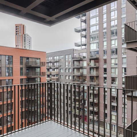 Get some fresh air without having to leave home thanks to the private balcony