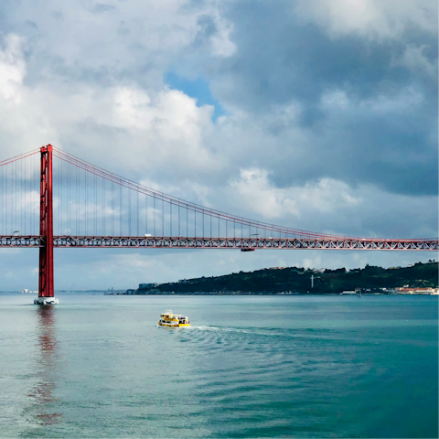 Spend a magical afternoon strolling alongside the River Tagus