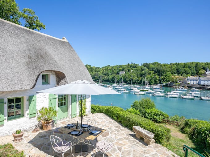 Boats Etching Lines on the Water