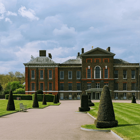 Stroll around Kensington Gardens and Palace, easily accessed by public transport