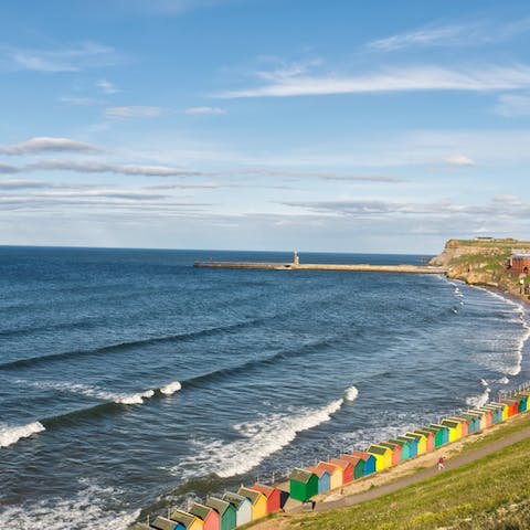 Have a short walk to West Cliff Beach