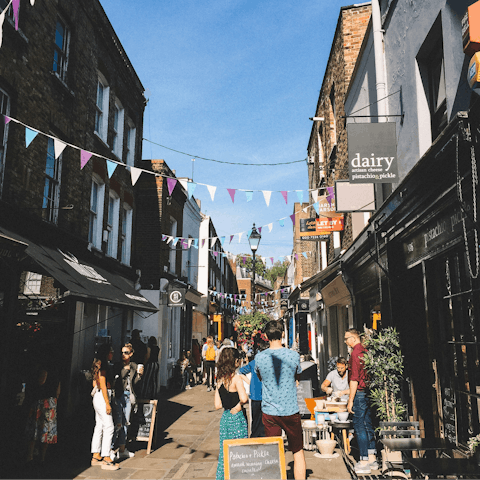Spend the day exploring nearby Islington