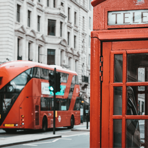 Shop at the famous Sloane Square, a seventeen-minute walk away