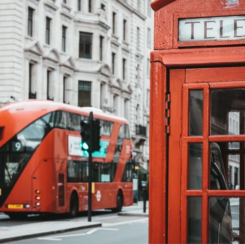 Shop at the famous Sloane Square, a seventeen-minute walk away