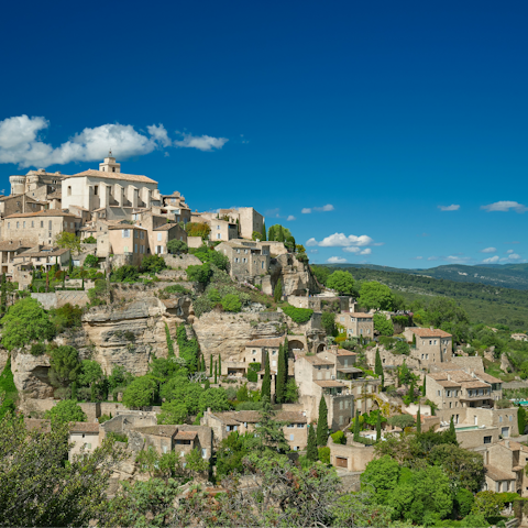 Discover the region's many pretty hilltop villages