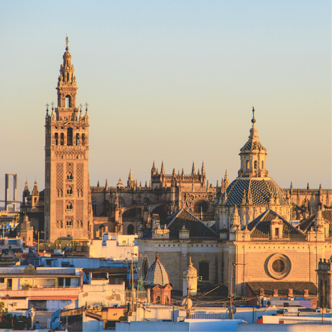Stay just around the corner from Seville Cathedral