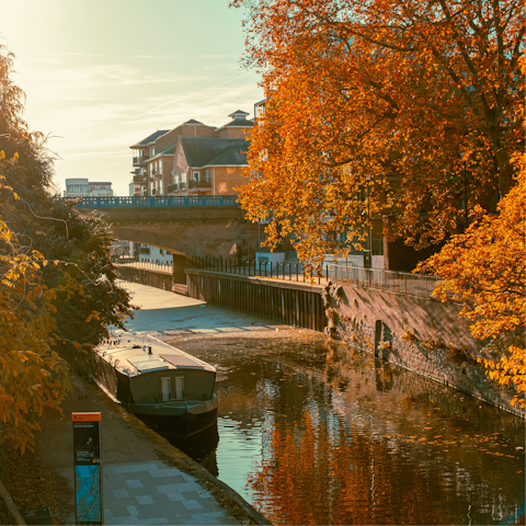 Take a walk along the canal