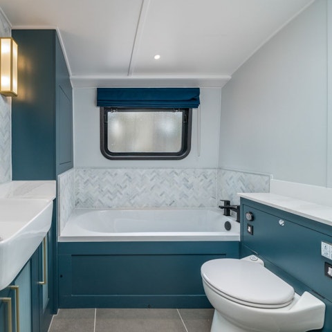 Sink into the bathtub after a day exploring London