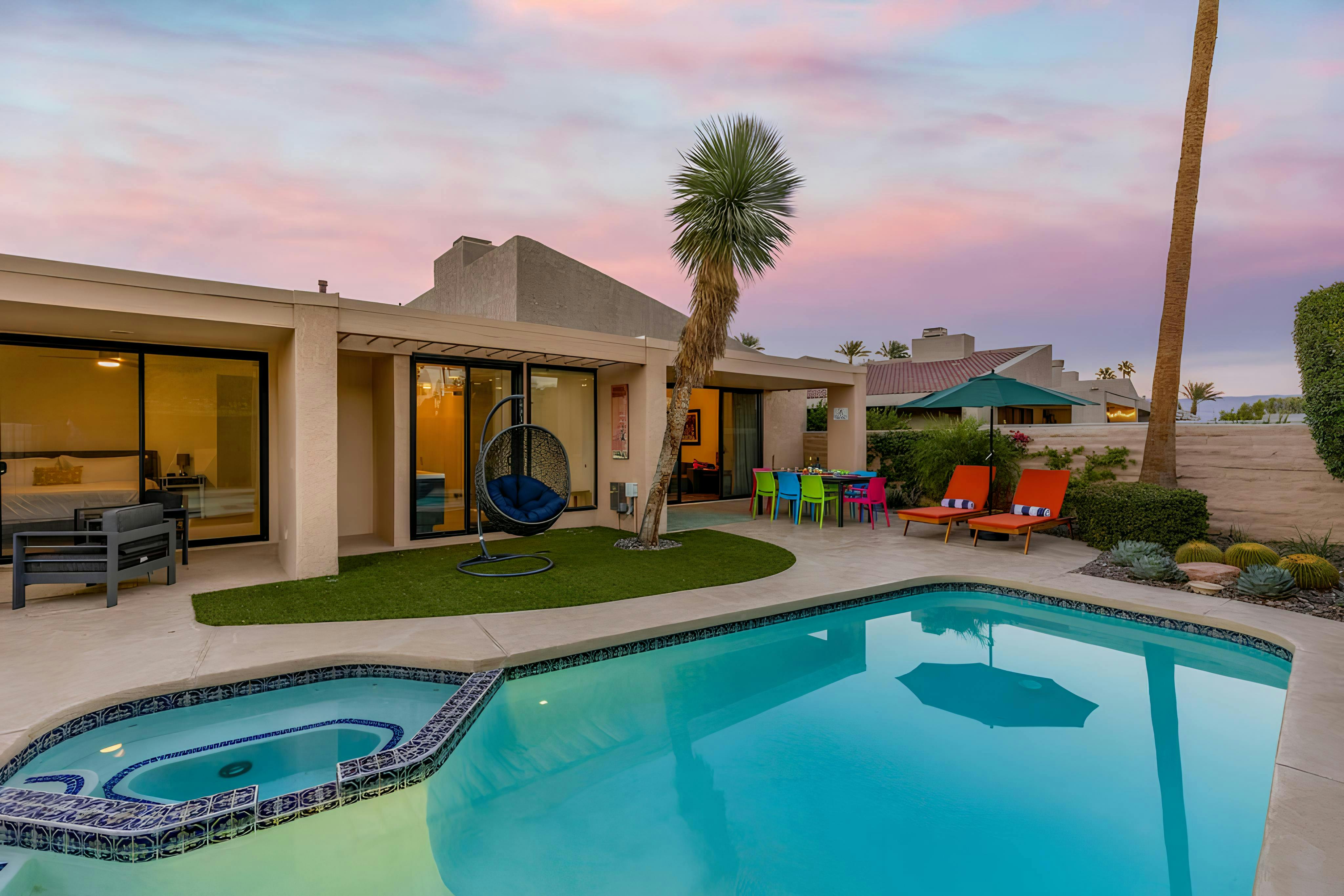 Vibrant Desert Oasis