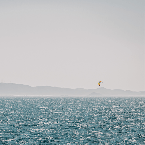Drive down to the Costa Blanca to enjoy some wind-surfing
