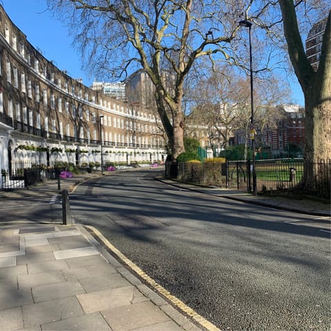 Stay in the heart of Bloomsbury, one of the most beautiful areas of central London