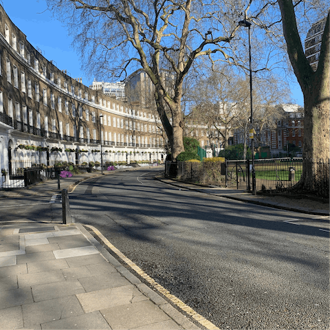 Stay in the heart of Bloomsbury, one of the most beautiful areas of central London